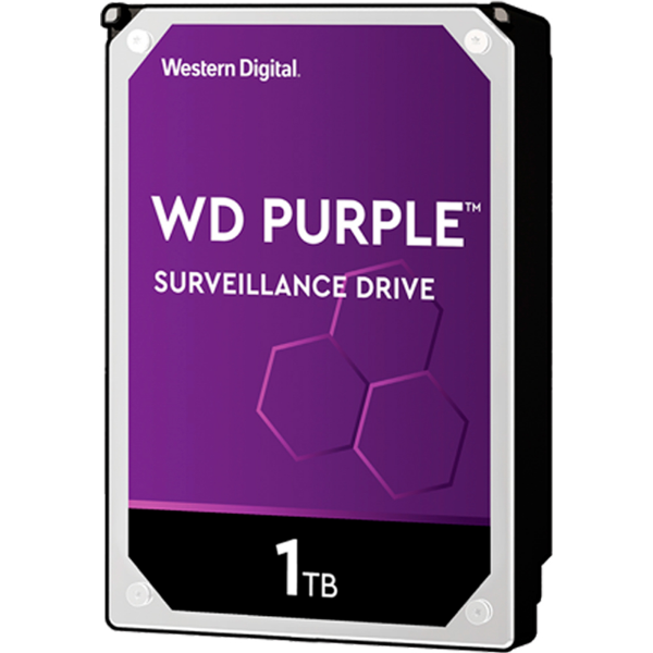 HDD WD Purple 1 TB para segurança / vigilância / DVR - Wd10purz