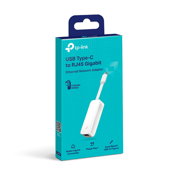 Adaptador de Rede TP-LINK UE300C tipo-c para rj45 ethernet gigabit