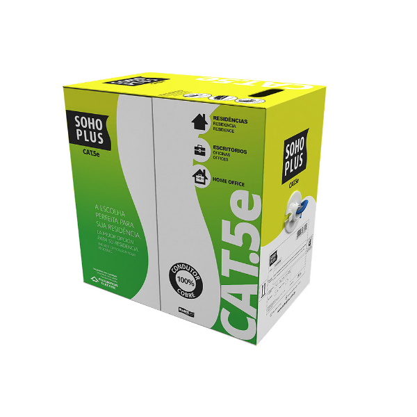 Cabo Rede Furukawa Sohoplus Cat5e U/utp Azul Claro - Cx 305m